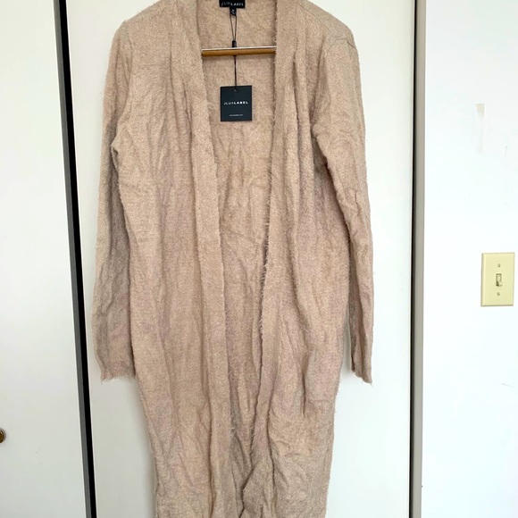 JLUXLABEL TAUPE IMANI FUZZY SWEATER - Picture 3 of 3